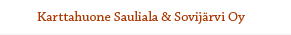 Karttahuone Sauliala Sovijärvi Oy